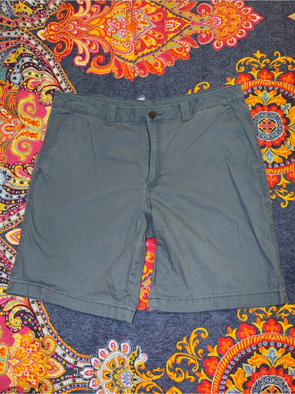 Magellan Outdoors Slate Blue Flat Front Men's Shorts